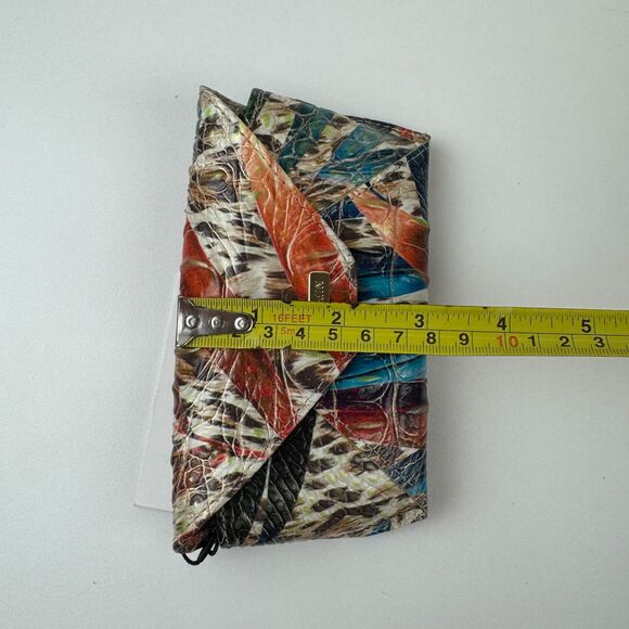 Brahmin Eyeglass Case in Botanica Melbourne Croc Embossed Genuine Leather NEW - Picture 9 of 10